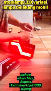Lampu belakang mobil pick-up variasi stoplamp lampu rem mobil pickup Gran Max Espass Hijet1000 Tafthiline Pickup Kijang