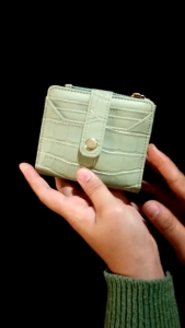 Dompet Wanita Croco Kancing Lipat Genie Wallet