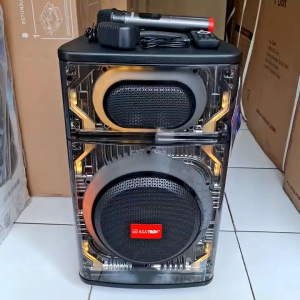 ASATRON HT-8903 UKM SPEAKER MEETING PORTABLE BLUETOOTH KARAOKE 10INCH INCLUDE MIC WIRELESS 1PCS 100% ORI
