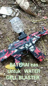 Batterai cas Gun jell BLASTER / tembakan elektrik 3.7V 6000mAh awet tahan lama