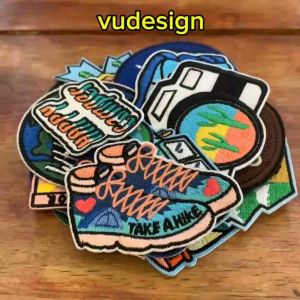 Sticker Dán Vải Sticker Ủi Thêu Quần Áo Balo Túi Mũ Du Lịch Camping Máy Ảnh Cắm Trại Đi Phượt Thiên Nhiên Vudesign
