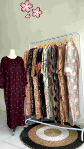 Damis Daster Gamis Rayon Panjang Lengan 3/4cm