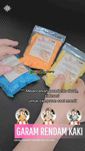 GARAM RENDAM KAKI dan TUBUH BATH SALT ORGANIC FOOT SPA 100gr WITH EPSOM SALT