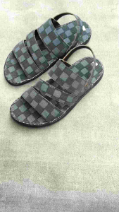 Dép Quai Hậu Nam thời trang Vân Caro Bản Nâng Cấp  Xăng đan nam đế mỏng trẻ trυng năng động E4