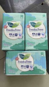 Combo 3 băng vệ sinh Laurie Fresh&Free (combo 60miếng)