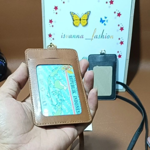 [BISA COD] ID CARD 4slot KULIT KARTU NAMA CARD HOLDER TERMURAH