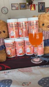 คอลลาเจนผสมวิตามินซีปริมาณ 100000mg 4แถม4