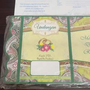 Kartu Undangan Nikah TB 1 Pak Isi 40 Pcs (15cm x 10.5cm)
