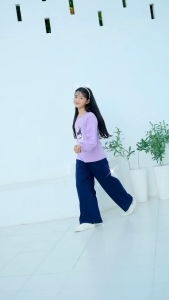 Setelan Baju Kaos Anak Perempuan Sanrio By Me & You Kids Oneset Kulot Sanrio 6-12th