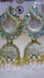 ต่างหูไซส์ กลาง สไตล์อินเดีย สินค้านำเข้าใหม่