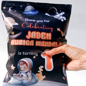 Snack Pouch Custom / Tas Souvenir Ultah / Box Souvenir Ulang Tahun / Kemasan Souvenir Ulang Tahun