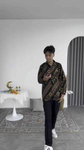 Elaina Collection: Dress Batik Akila Premium M-L-XL