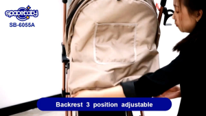 Kereta Bayi Spacebaby SB-6055A: Stroller Ringan & Mudah Dibawa