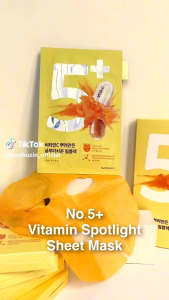 READY STOK MASKER KOREA!!! NUMBUZIN NO 5+ VITAMIN SPOTLIGHT SHEET MASK