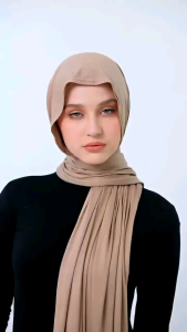 Pashmina kaos rayon size 180x70cm / hijab pashmina kaos / fashion muslim hijab pashmina / hijab polos dewasa/ Pahsmina viscose/ Pakaian adat baju muslim hijab pashmina