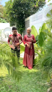 COUPLE GAMIS NEALAM BATIK SARIMBIT EXLUSIVE ALUSAN PREMIUM NEW ARRIVAL BERBUDAYA & BERGAYA KEKINIAN DI IKHSANSABIQ