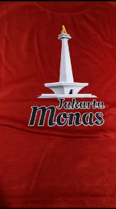 Kaos Katun Premium 28S & Kaos Oleh-Oleh JAKRTA MONAS