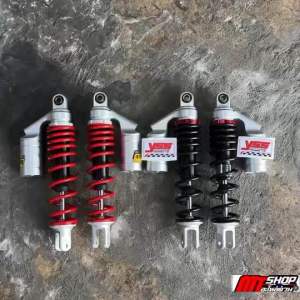 ⭐️⭐️ โช๊คหลังแต่ง หูผ่า ใส่ Pcx Nmax ปรับสปริงได้ ความสูง 310 มิล🔥แถมสติ้กเกอร์🔥มีประกันรั่ว ซึม