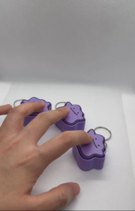 Pokemon Pokopia Ditto Fidget Clicker Keychain