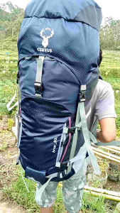tas cerir tas ranser gunung kapasitas 60+70L
