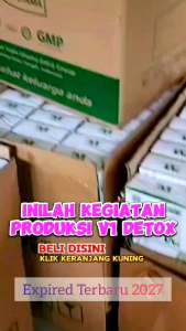 Natural Bio V1 Isi 15 Sachet Mengandung 19 Macam Sayur dan Buah Mampu Jaga Berat Badan Tanpa Diet Melancarkan BAB Usus Bersih Detox Alami Herbal Bpom Halal