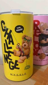 Tumbler stainless steel 600ml tahan panas dan dingin termos vacuum custom grafir