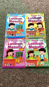 Buku Latihan Menulis untuk TK: Paket 4 Buku PAH