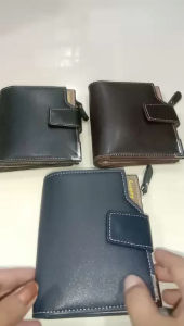 DOMPET UANG LIPAT BERKANCING BAELLERRY D1282 BAHAN SINTETIS LEMBUT