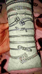 กำไลข้อมือเพชรCz