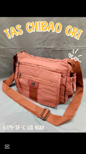 Tas Selempang Wanita Chibao CB 6179-SF-NC Lis + Free Dustbag Terbaru
