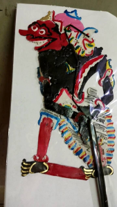 wayang bolo srewu - wayang kulit lembu - wayang kulit asli - wayang ukuran 30cm