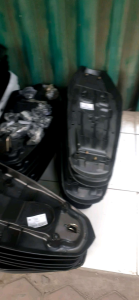 fiber rangka jok motor yamaha soul gt 125 bluecore new berkualitas tebal warna putih