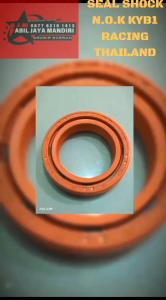 SEAL SHOCK ORANGE NOK KYB1 RACING THAILAND (26X37X10.5) KAZE BEAT SUPRA MIO SCOOPY VARIO125/150 HARGA 1SET (2PCS)