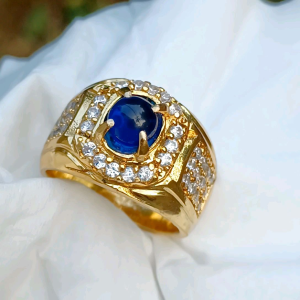 CINCIN BATU KING SAFIER MINIMALIS MEWAH DAN ELEGAN