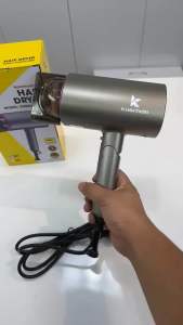 Máy sấy tóc lạnh ion âm KUSCHELN của Đức công suất lớn 2000W giảm xơ rối tóc tay cầm gấp gọn KHD043-2000