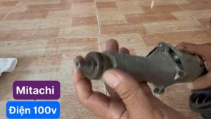 Máy quật cước Mitachi hàng bãi xài điện 100 volt