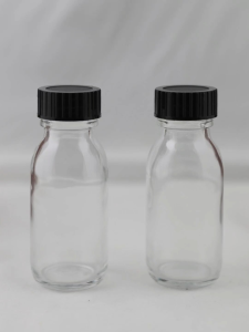 [10pcs] 30ml/60ml Clear glass bottle/Syrups/Botol kaca kecil/empty shot glass bottles/juice/jus botol..