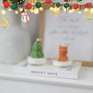 Christmas Glass Holder Scented Candle Gift 圣诞玻璃杯香薰蜡烛礼品