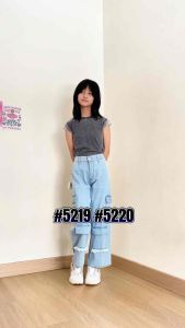 Celana Jeans Panjang Anak Perempuan Celana Cargo Anak Cewek Fahion Anak Perempuan NomenaKids 5203-04
