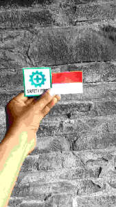 Badge Bordir Emblem Patch Safety: Perlengkapan Seragam Kerja Industri K3 dan Bendera Merah Putih