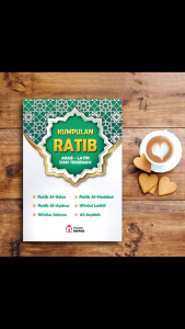 Buku Kitab Kumpulan Ratib Ukuran Besar A5 Arab Latin dan Tejemah