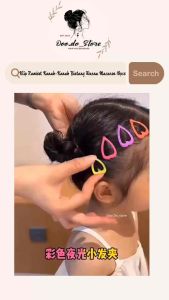 A26✨ 【Klip Rambut Kanak-Kanak Bintang Warna Macaron 10pcs】马卡龙五角星儿童发夹10件套Macaron Color Star Hair Clip 五角星碎发夹套装 女童发卡头饰 BB夹