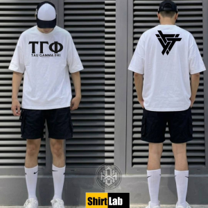 Shirtlab Tau Gamma Phi 1968 Triskelion Fratshirt TGP symbol Tshirt for men Sublimation Print