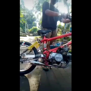 Knalpot BMX Cub Motor Jupiter Vega Supra Smash Gratis Laser Nama