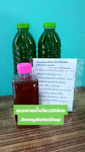 ชุดขยายน้ำเขียวให้เป็น 20 ลิตร หัวเชื้อน้ำเขียว 600 ml. = 2 ขวด+ปุ๋ยน้ำ = 1 ขวด+แถมไข่ไรแดงT10ชุดทดสอบ+คู่มือการทำครับ