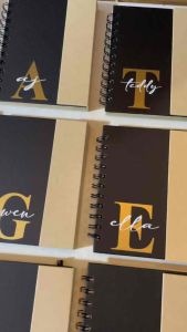 Personalized Notebook with Pen and Sticky Notes