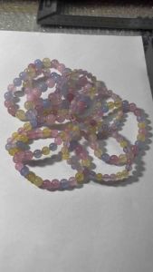 3157# 摩根石 Morganite (人缘 Relation)摩根石水晶手串 Morganite Bracelet 水晶手串 Crystal Bracelet