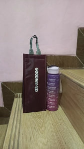 Tas Praktis tas Tumbler/Mug 1-15 liter Tempat Botol Minum sekolah kerja Kuliah Traveling Liter Tas Souvenir tote thermal berlapis aluminium foil
