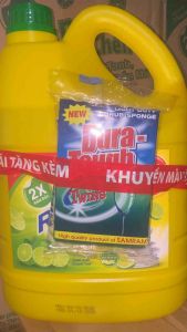 Giá sỉ 1 can nước rửa chén Maxica 4 kg tặng miếng rửa chén mùi chanh