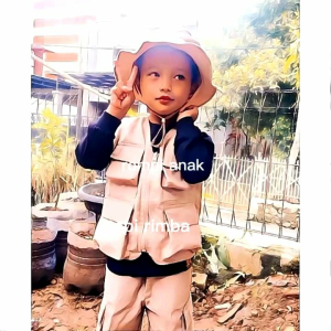 Rompi Gamblok Anak Tactical: Rompi Petualang Laki-laki & Perempuan